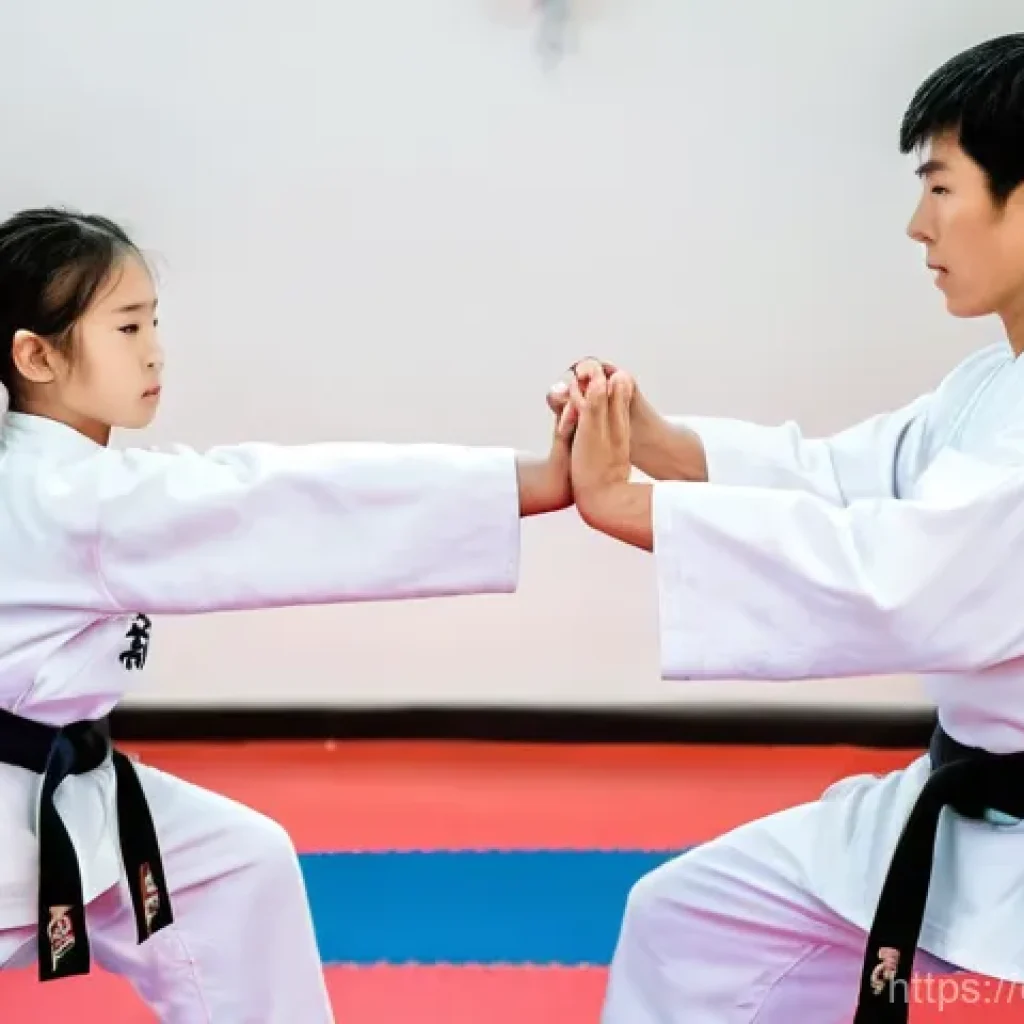 태권도 개인 지도 비용 - **Prompt 1: Focused One-on-One Taekwondo Training**
"A male Taekwondo Grandmaster in his late 60...
