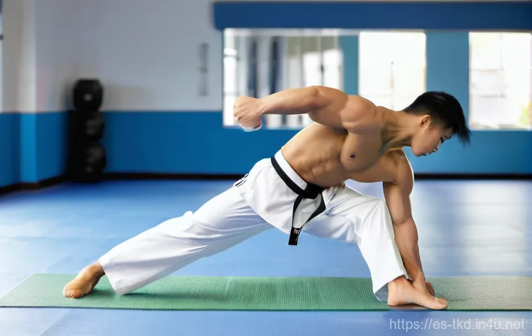 태권도 체력 테스트 방법 - **Prompt 1: Explosive Taekwondo Agility Drill**
    "A young, determined female Taekwondo athlete, a...